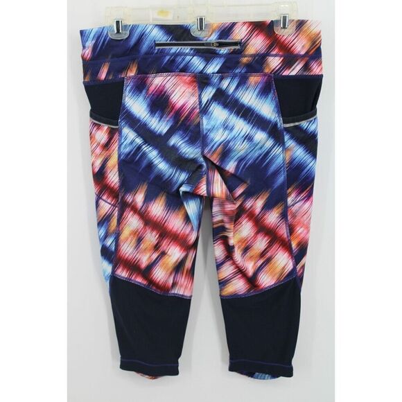 Athleta Cropped Leggings 228385-00 Multicolor Size Medium - Picture 4 of 9